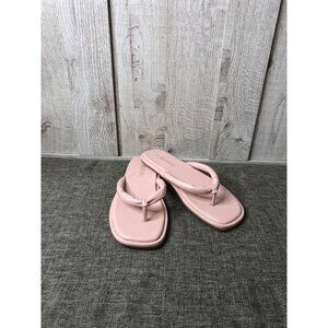 Dream Pairs Womens Sandals Size 8 Pink Flat Slide On Summer Flip Flops